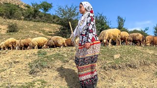 Daily routine of the mountain village _ Iran nomadic life