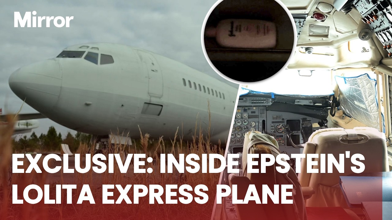 EXCLUSIVE: Inside Lolita Express Jeffrey Epstein's private jet found in  plane graveyard