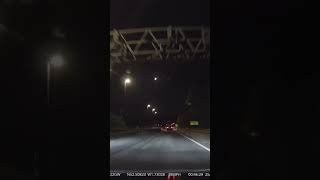 Tailgating, Black car tailgating car in front for at least one minute on the M42 M6 junction 5 to 6