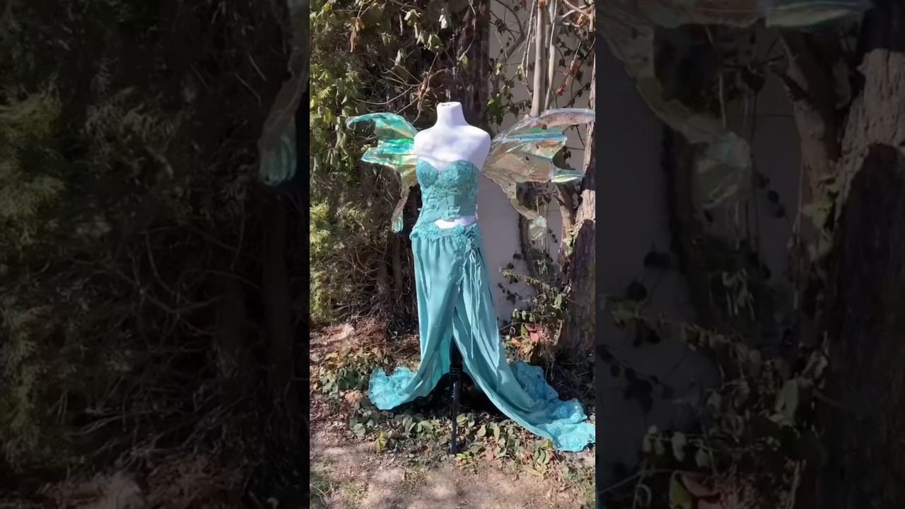 Make a water fairy costume with me! 🧚🏼✨🌊🧵🪡