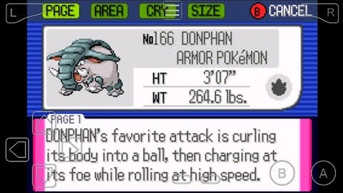 166: How to Evolve Phanpy into Donphan in Pokemon Ruby!
