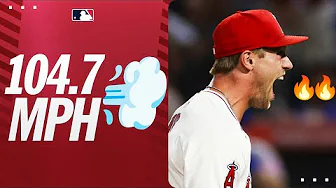 104.7 MPH! 😳 Ben Joyce was FIRED UP for his FIRST career save! (Fastest K pitch since 2008 🔥) thumbnail