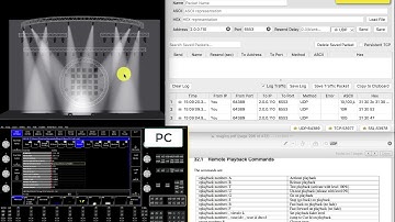 Управление MagicQ через протокол TCP/IP и UDP
