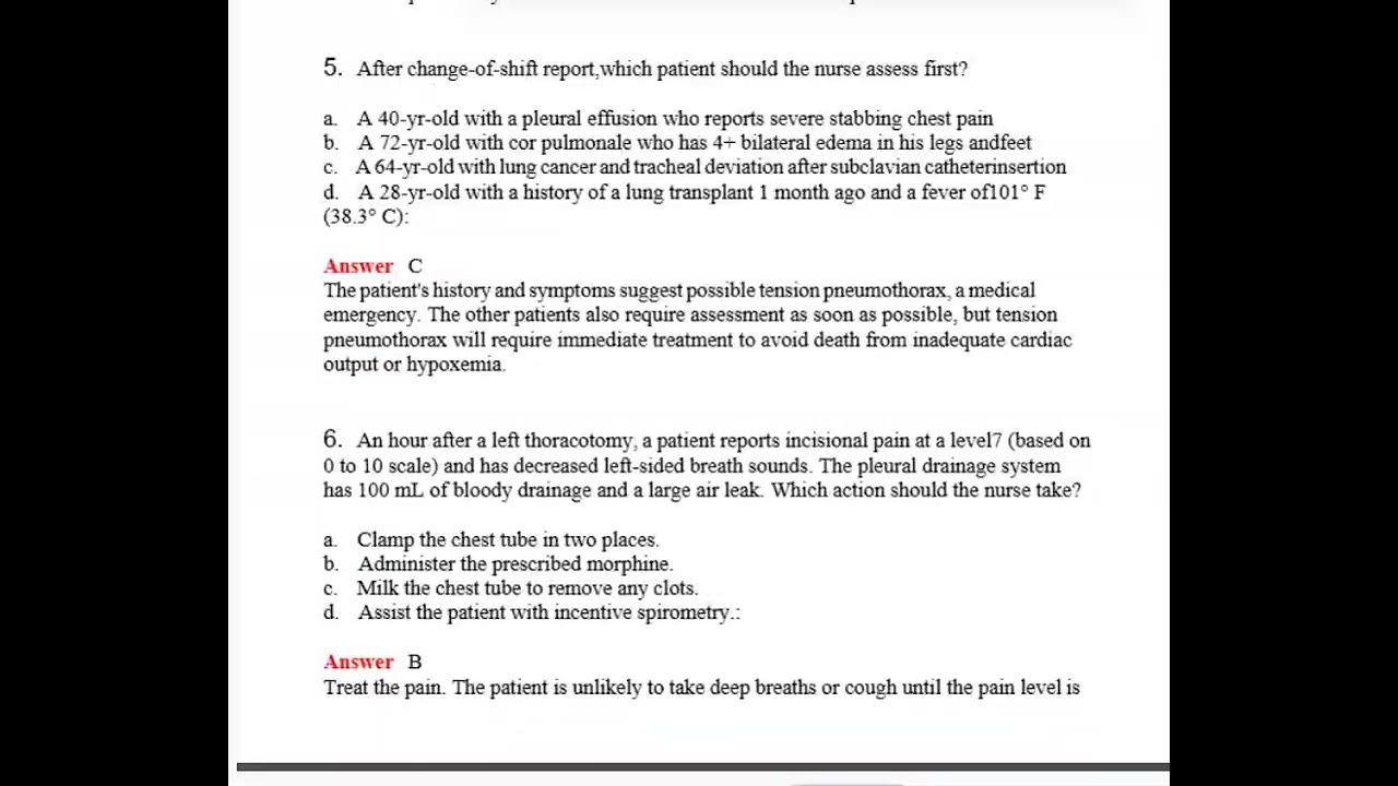 NSG 420 Chapter 27 Respiratory (Complete And Verified Study material) (12pages) LEARNEXAMS