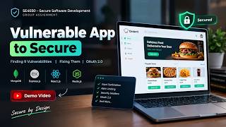 (SE4030–SSD) Security audit & fix of a food delivery app  9 OWASP Top 10 vulnerabilities identified.
