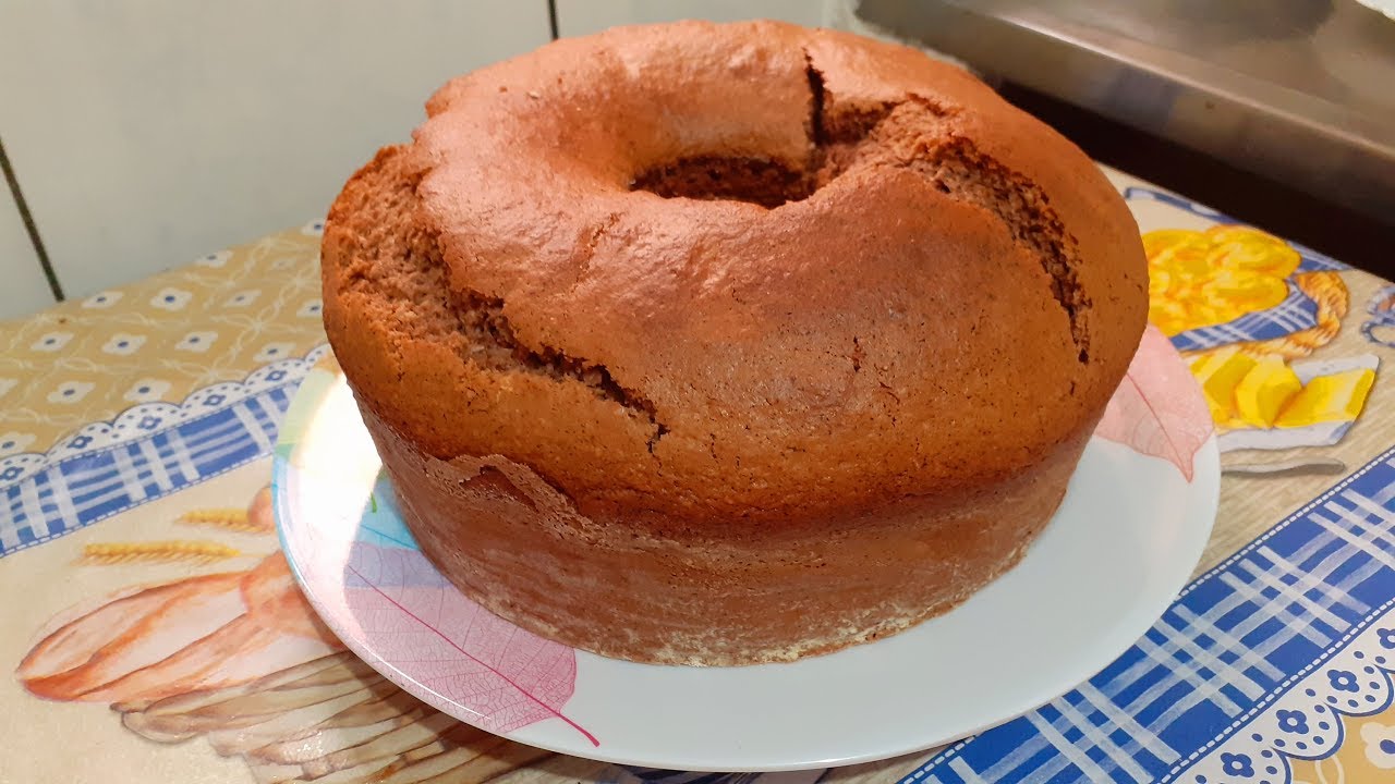 Bolo de chocolate com coco ralado YouTube