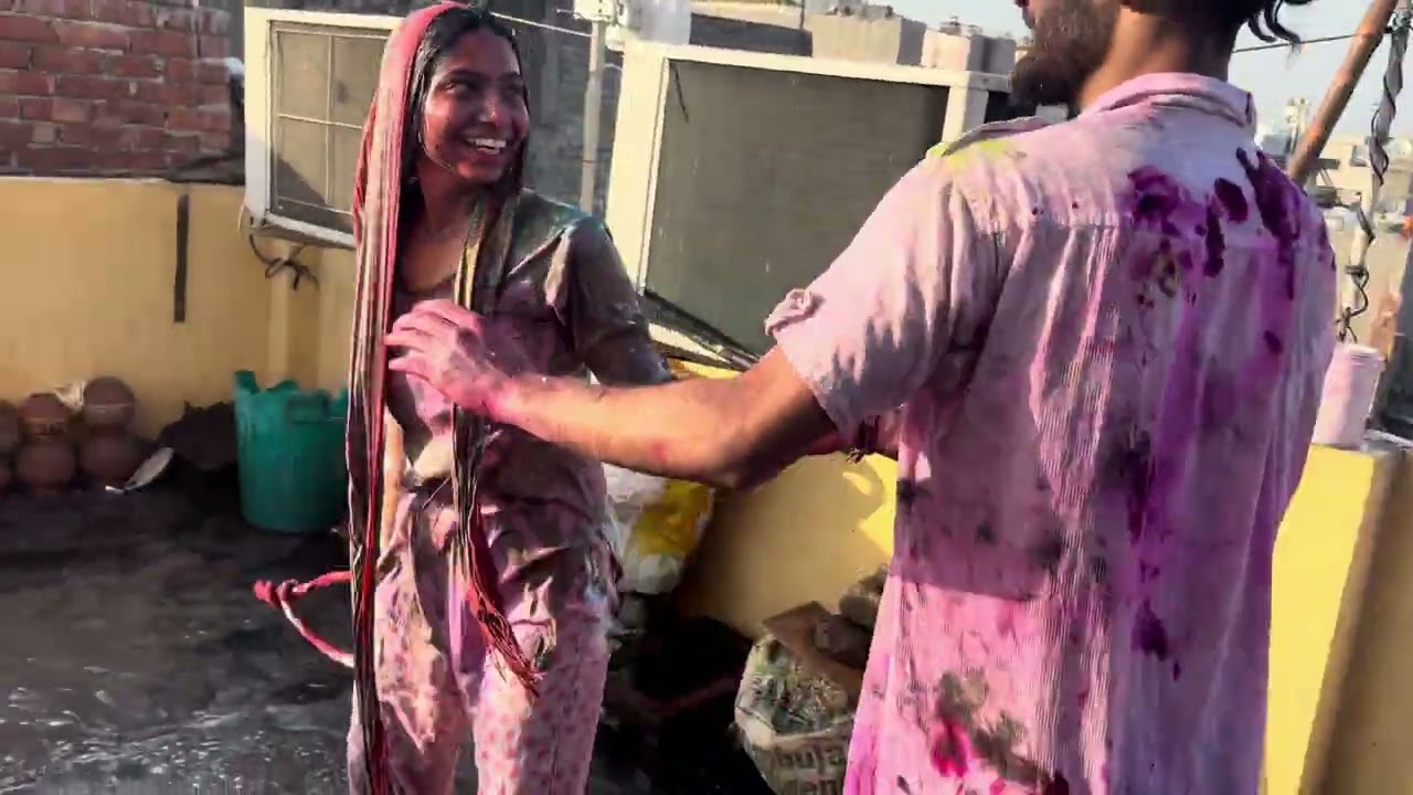 Bhabhi dewar Holi special #anshtanwar28 #holi 