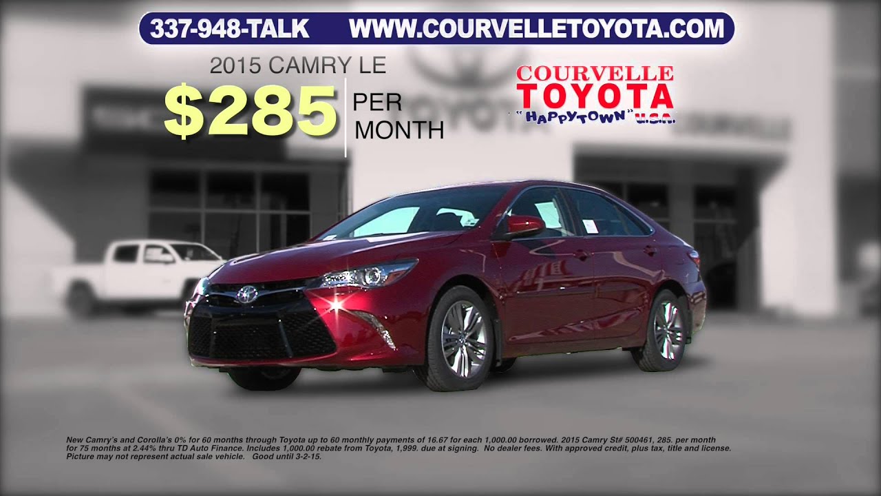 Courvelle Toyota CT Camry Feb 15 Post Mardi Gras YouTube