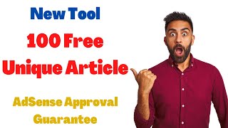 Free Seo Friendly Automated Unlimited Unique Article Generator Online Tool | Plagiarism Free Article