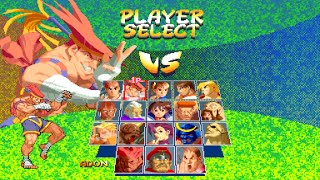 Street Fighter Alpha 2 - Adon Arcade Mode