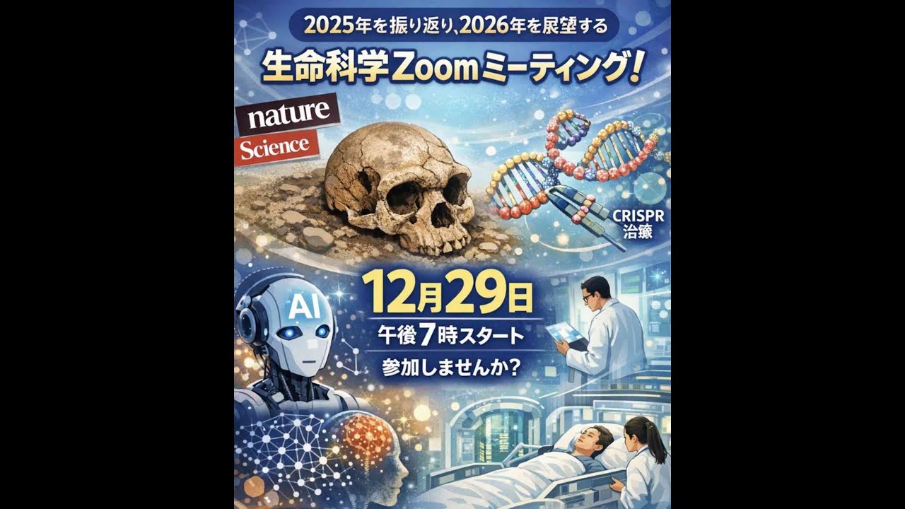 生命成立の原理: 新しい生命科学の出発 2025年の生命科学を振り返る：Nature, Scienceの今年のニュースを中心