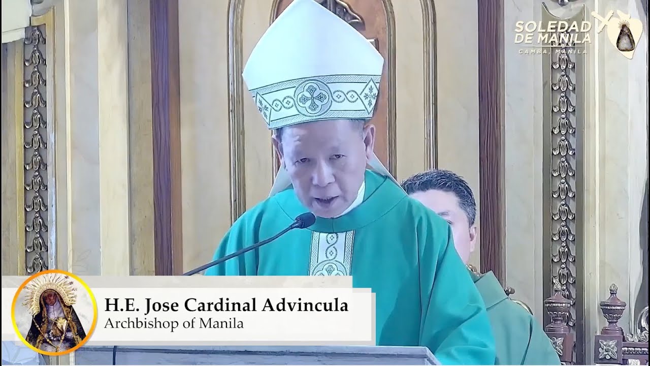 7th Day Novena Mass Homily by HE Jose Cardinal Advincula Jr. on July 13 ...