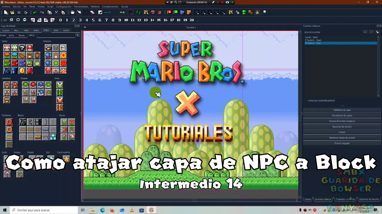 Npc Block TheXTech SMBX (Tutorial) - Como Atajar de NPC a Block - YouTube