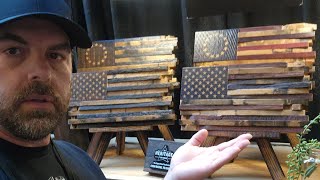 Wine and whiskey barrel flags!