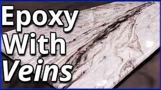 How to Create Veins in Epoxy that look like Marble | Stone Coat Countertops