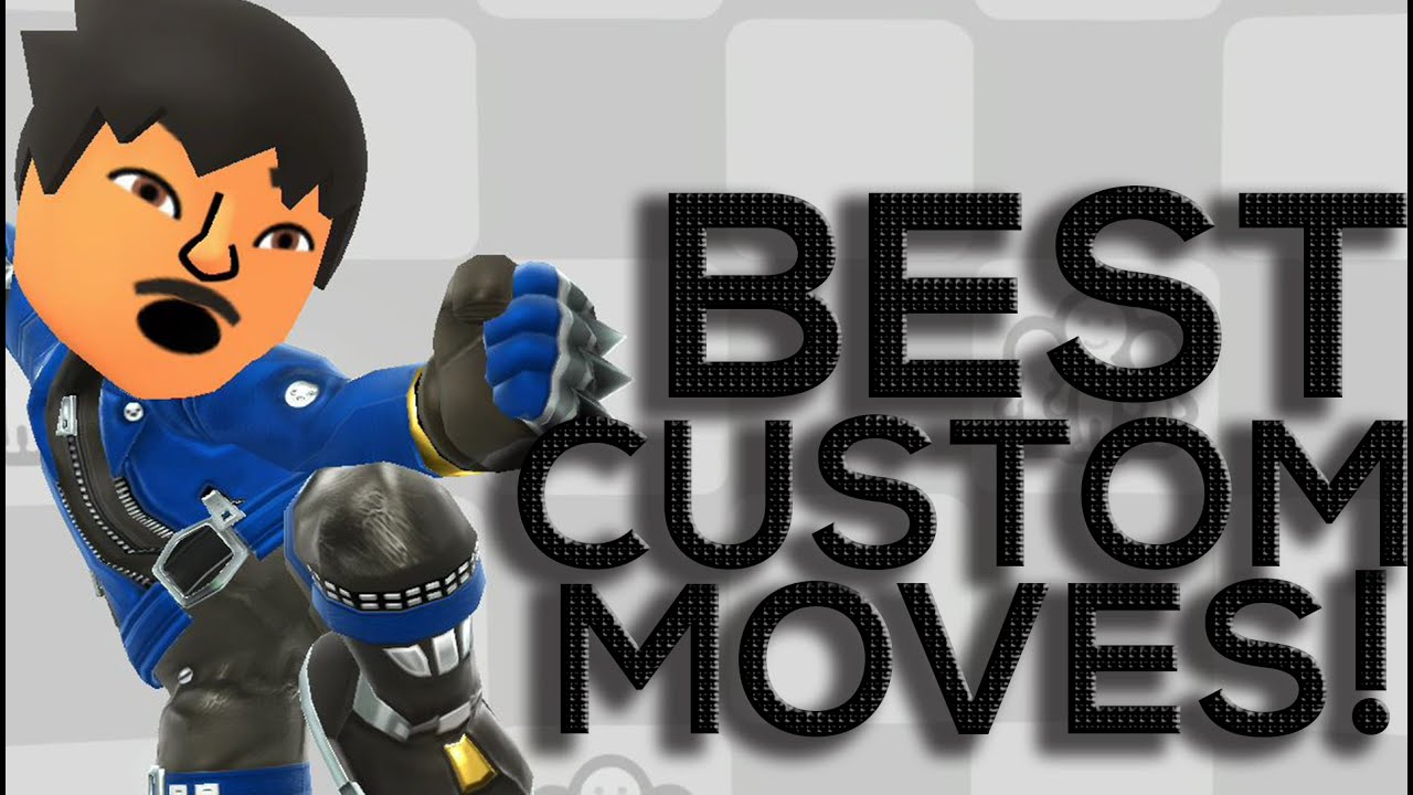 Mii Brawler's Best Custom Moves in Smash 4!