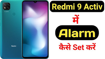 How to set alarm in Redmi 9 Activ || Redmi 9 Activ me alarm kaise lagaye || Techie S-Kay ||