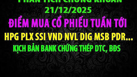 ĐIỂM MUA CỔ PHIẾU TUẦN TỚI HPG LCG NVL PDR HDC DIG CEO MSB VPB SHB MBB SSI VND SHS PLX VCG...VNINDEX