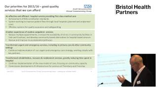 South Gloucestershire Clinical Commissioning Group Ccg Priorities