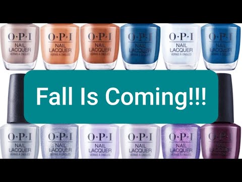 O.P.I Fall 2020 Swatches! Muse Of Milan!