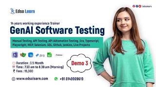 Real-Time Examples for Software Development Life Cycle (SDLC) with GenAI | Demo 3 | Edso Learn