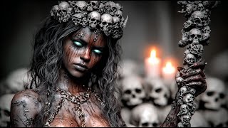 👑💀 QUEEN OF THE DEAD 💀👑Haunted Underworld Remix 👑💀 4K Dark Fantasy Metal Music Video