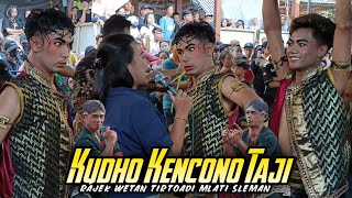 Penceng mode liarr! Jathilan Kudho Kencono Taji • Babak 4 (Penceng Cs) Sesi Ndadi • Live Rajek wetan