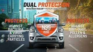 FRAM TrueAir™ Premium Cabin Air Filter - Dual Protection