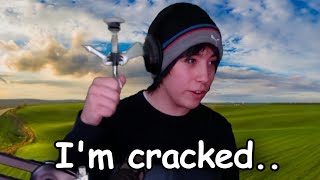 Quackity Casually Shows Off His Butterfly Knife Skills