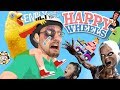 EMILY WANTS TO PLAY HAPPY WHEELS!  FGTeeV Fights a Chicken & Plays 8 Games