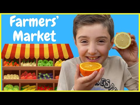Farmers' Markets for Kids Farmers' Markets Help the Environment Educational Videos for Kids by Oliver and Lucas - Educational Videos for Kids
