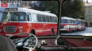 Historic Vintage Bus Ride - Škoda 706 RTO | Karosa šm11 - B732 | Ikarus 280