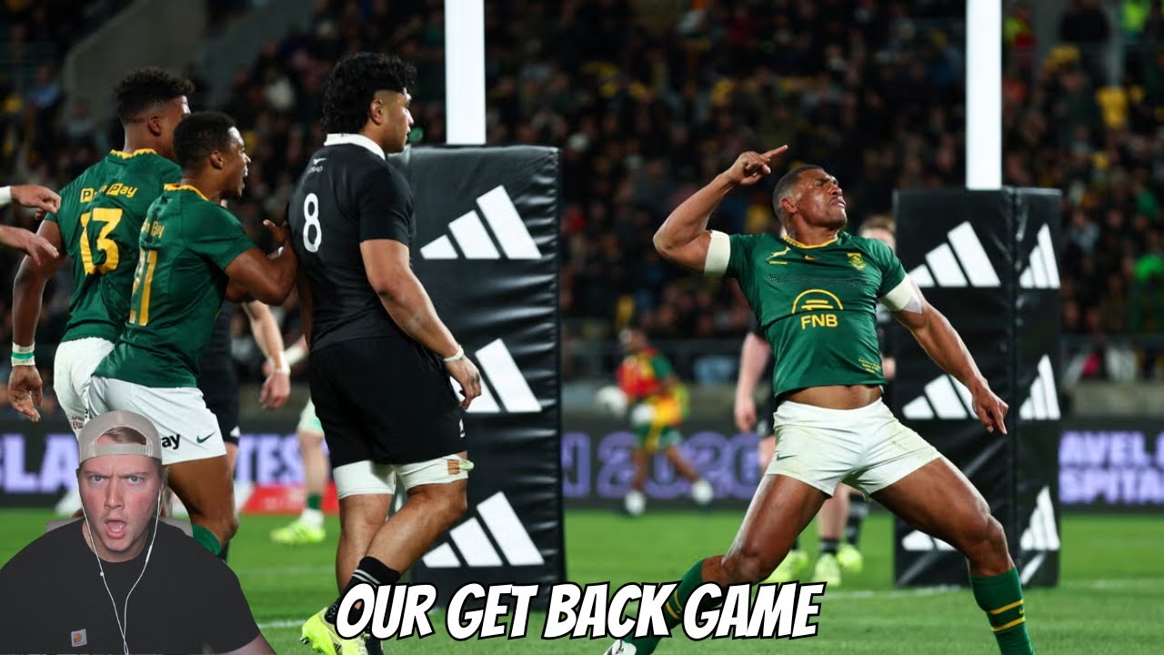 Reaction to NEW ZEALAND v SOUTH AFRICA | The Rugby Championship 2025 ...
