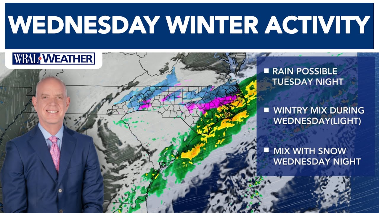 More snow possible Wednesday, a WRAL Weather Alert Day
