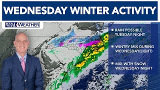 More snow possible Wednesday, a WRAL Weather Alert Day screenshot 2