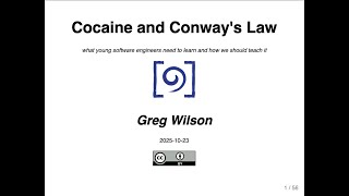 Cocaine and Conway's Law