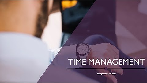 Time Management PowerPoint WoW Video Sample