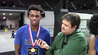Landstown's Michael Christmas & Donald Hand Jr. after 42-38 win over Oscar Smith in Region 6A Finals