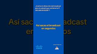 El TRUCO para encontrar el Broadcast /29 SIN calculadora