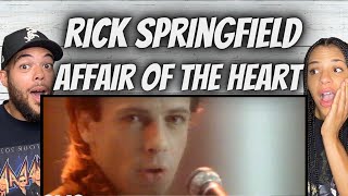 A VIBE!| FIRST TIME HEARING Rick Springfield -  Affair of the Heart REACTION Wealth