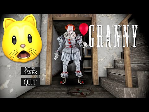 granny-is-pennywise!!-(the-"it"-clown)-|-granny-(horror-game)