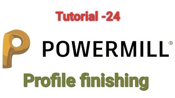 Profile finishing program _Powermill
