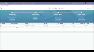 Odoo Purchase Dashboard App