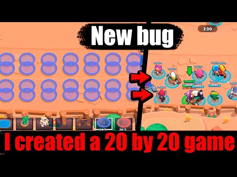 WITH THE HELP OF A BUG, I MADE A NEW 20 BY 20 MODE 😱 CHECKING MYTHS IN BRAWL STARS