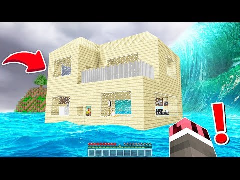 FAKİR'in EVİNİ DEV TSUNAMİ YIKTI! 😱 - Minecraft