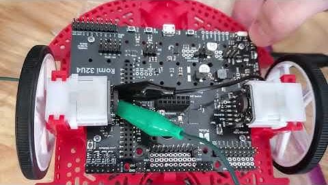 Romi 32U4 Control Board Demo