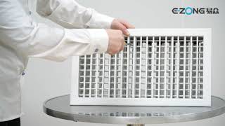 FK008A Adjustable single/double deflection air grille