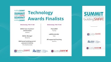 openBIM Awards Program 2022 - Technology Finalists (Part 1)