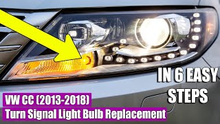 How to remove / replace Volkswagen VW CC (2013-2018) Turn Signal Light Bulb in 6 easy steps by TUTORIALE AUTO 502 views 1 month ago 3 minutes, 31 seconds