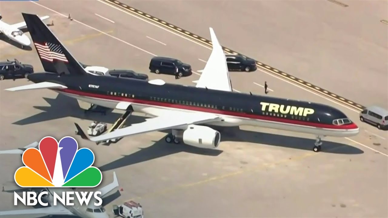 Trump departs Florida for New York ahead of arraignment